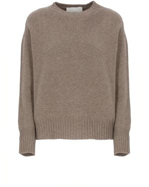 Vanisé Round-Neck Knitwear - Marrón