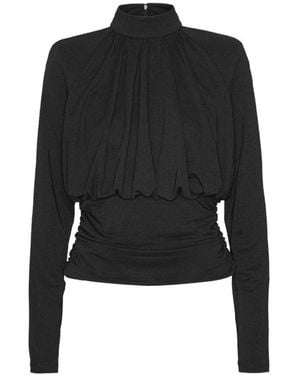 ROTATE BIRGER CHRISTENSEN Long Sleeve Tops - Nero