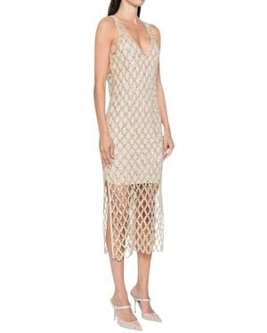 Patrizia Pepe Midi Dresses - Metallic