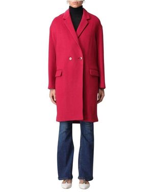 Isabel Marant Double-Breasted Coats - Red