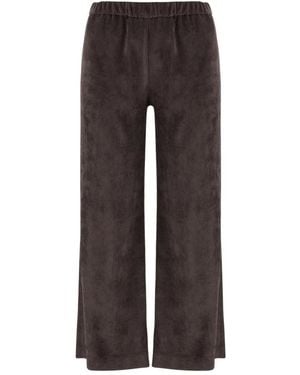 F.it Wide Trousers - Marrone