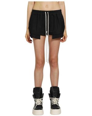 Rick Owens Short Shorts - Black