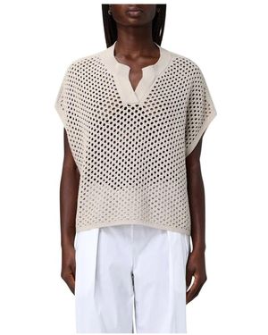 Liviana Conti Blouses - Natural