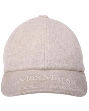 Max Mara Accessoires ,Kasjmier Lancia Baseball Cap - Grijs