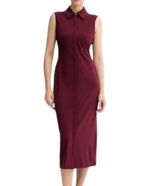 Calvin Klein Midi Dresses - Rosso