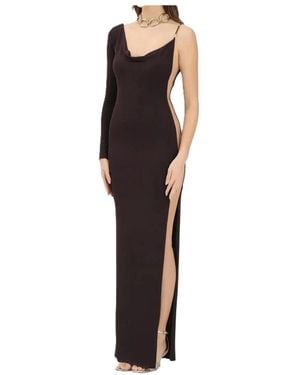 Elisabetta Franchi Maxi Dresses - Black