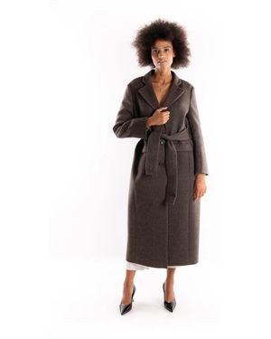 Marella Belted Coats - Marrón