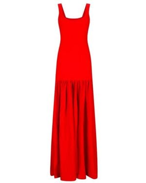 retroféte Maxi Dresses - Rood