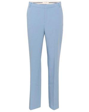Part Two Broeken ,Blauw ,Denim Birdie Pw Pa Pants