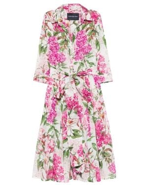 Samantha Sung Shirt Dresses - Pink