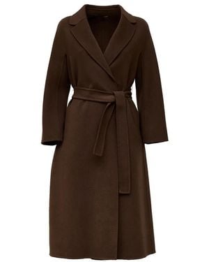 Max Mara Midi Omslagjas - Bruin