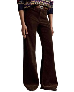 Ralph Lauren Broeken ,Bruin ,Wijde Broek - Zwart