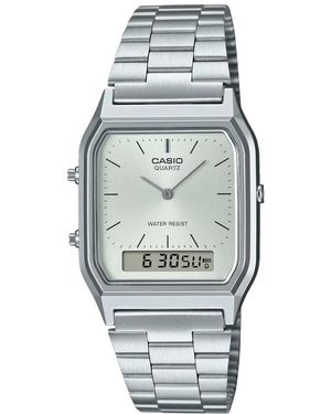 G-Shock Aq-230A Digitale-Analoge Horloge - Metallic