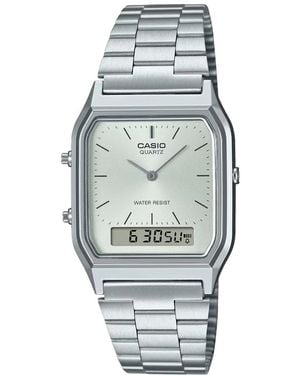 G-Shock Aq-230A Digitale-Analoge Horloge - Metallic