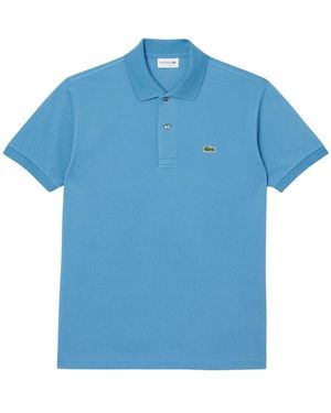 Lacoste Polo L1212 Met Klassieke Pasvorm - Blauw