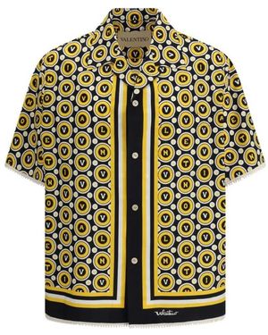 Valentino Short Sleeve Shirts - Green