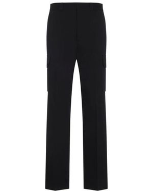 Givenchy Broeken ,Zwart ,Katoen Tailored Cargo Broeken
