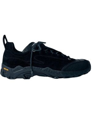 Our Legacy Sneaker Aus Glattem Leder - Blau