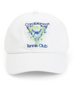 CASABLANCA Art Of The Serve Cap - Weiß