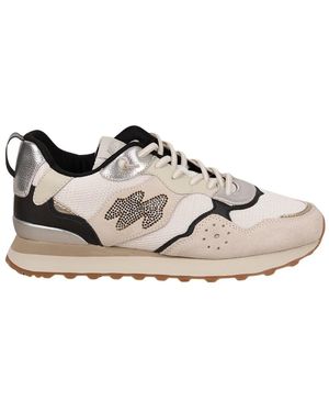Maripé Schoenen ,Veelkleurig ,Leer Low-Top Sneakers - Wit