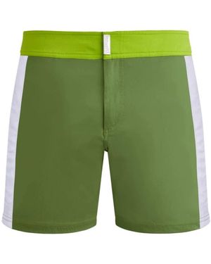 Vilebrequin Badmode ,Groen ,Merle Color Block Zwembroek