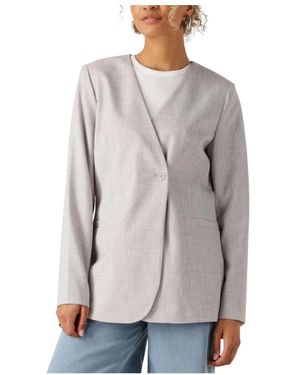 Modström Jassen ,Grijs ,Leer Heartmd Fitted Blazer