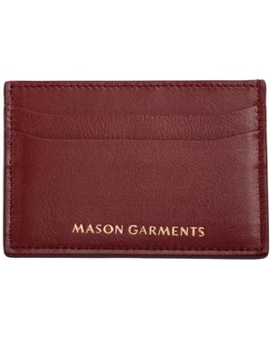 Mason's Accessoires ,Rood ,Leer Kaarthouder