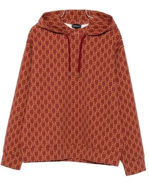 Emporio Armani Hoodies & Sweatvesten ,Rood ,Hoodies - Oranje