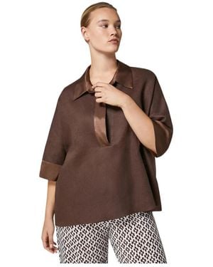 Marina Rinaldi Blouses - Brown