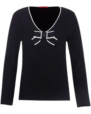 Carolina Herrera V-Neck Knitwear - Blu