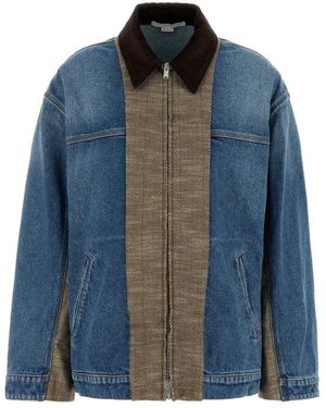 Stella McCartney Jassen ,Blauw ,Denim Klassiek Denim Jack