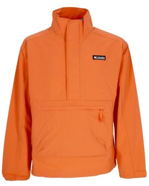 Columbia Deschutes Valley Wind Shell Pull-On Windbreaker - Orange