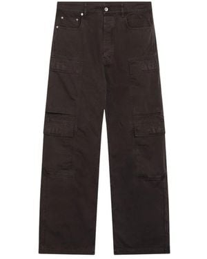 Rick Owens Straight Trousers - Gris