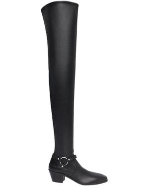 Tom Ford Clint Overknee-Stiefel - Schwarz