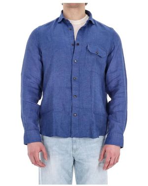 Finamore 1925 Casual Shirts - Blue