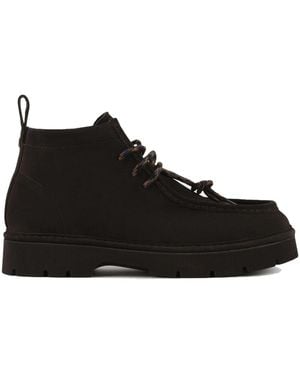 Pànchic Lace-Up Boots - Black