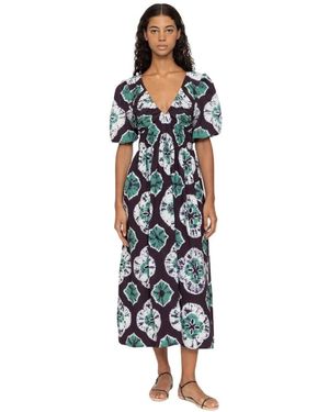 Sea Midi Dresses - Blauw