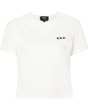 A.P.C. T-Shirts - White