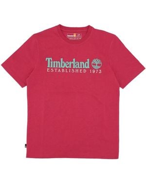 Timberland T-Shirts - Red