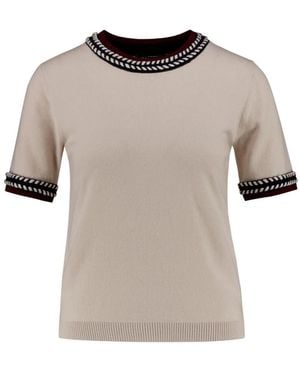 Max Mara Rundhals-Strickware - Grau