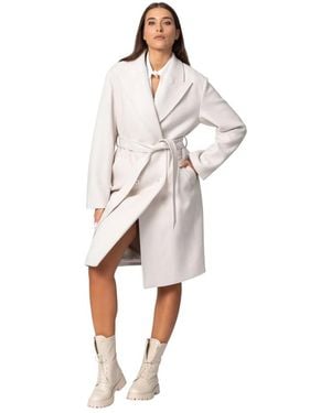 Kocca Belted Coats - White