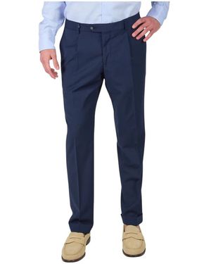 Barba Napoli Suit Trousers - Blauw