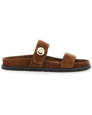 Tory Burch Sliders - Brown