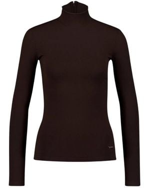 Ferragamo Long Sleeve T-Shirts - Black