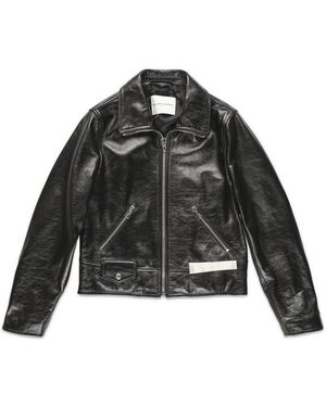 Philippe Model Leather Jackets - Negro