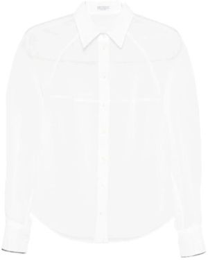 Brunello Cucinelli Shirts - White