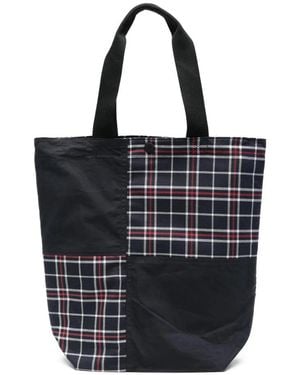 Barbour Transport Patchwork Tote Bag - Schwarz