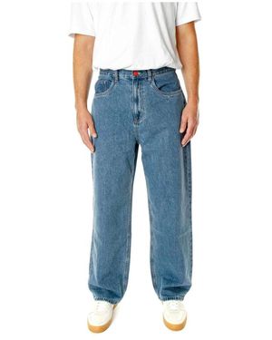 BeWider Loose Fit Jeans - Blauw