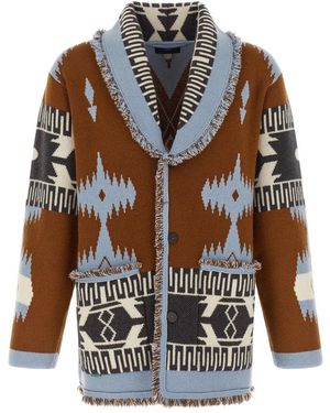 Alanui Icon Fringed Jacquard Cardigan - Multicolour
