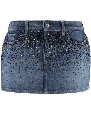 7 For All Mankind Denim Skirts - Blue